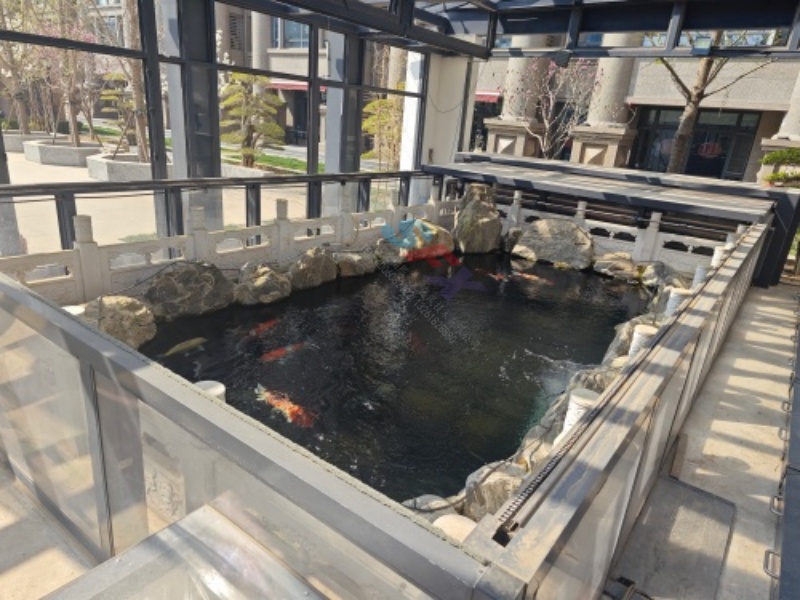 北京紅衫國際公寓超小空間平移采光頂項目案例